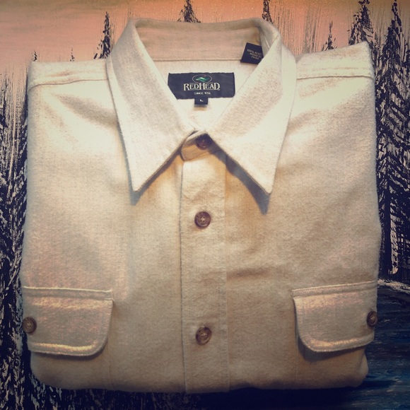 Redhead 100% Cotton Large Button Up - Picture 1 of 5